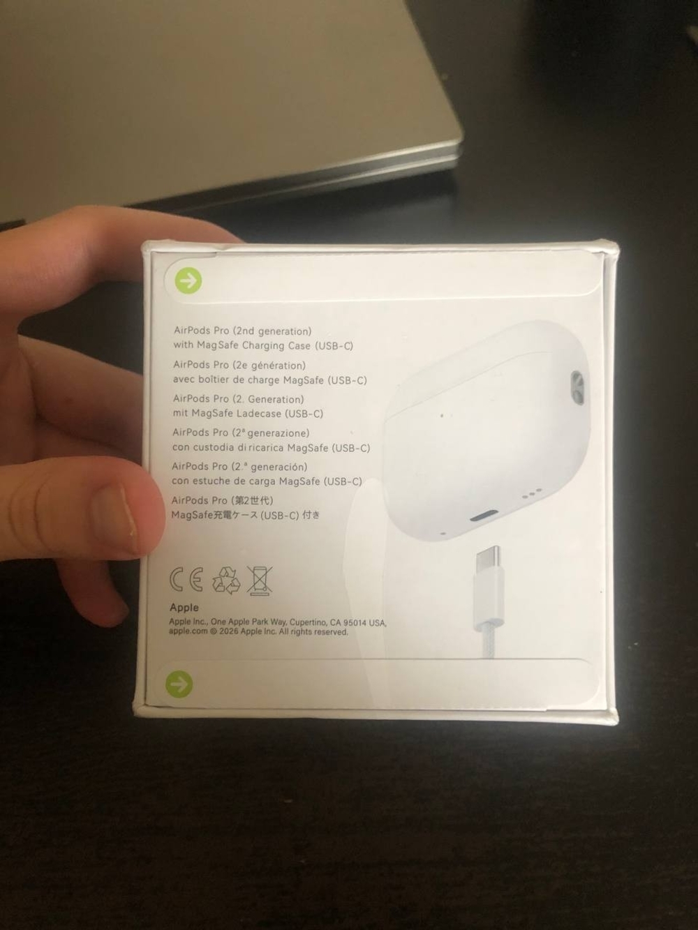 Apple AirPods Pro 2nd Gen with Wireless Charging Case - Picture 4 of 4